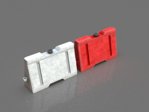 new jersey barriers 3D Model