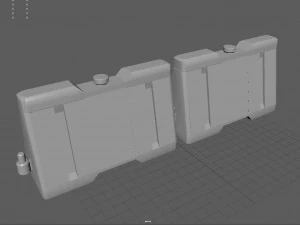 new jersey barriers 3D Model