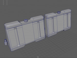 new jersey barriers 3D Model