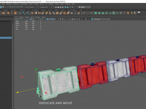 new jersey barriers 3D Model