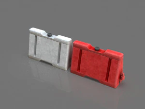 new jersey barriers 3D Model