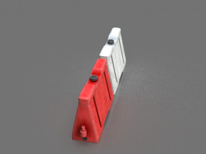 new jersey barriers 3D Model