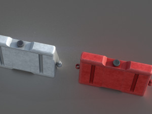 new jersey barriers 3D Model