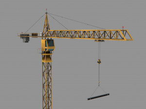 tower crane 3D मॉडल