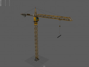 tower crane 3D मॉडल