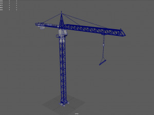tower crane 3D मॉडल