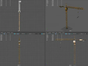 tower crane 3D Model