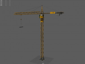 tower crane 3D मॉडल
