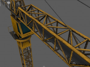 tower crane 3D मॉडल