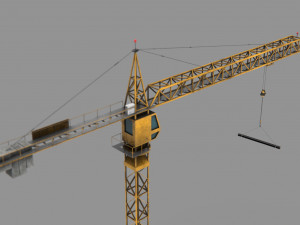 tower crane 3D मॉडल