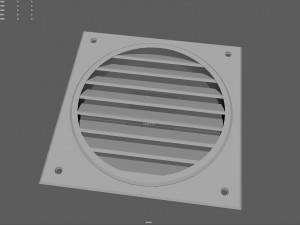 vent cover 80mm 3D Print Model