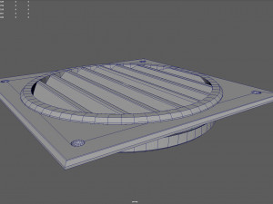 vent cover 80mm 3D Print Model