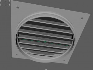 vent cover 80mm 3D Print Model