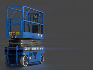 scissor lift Modelo 3D