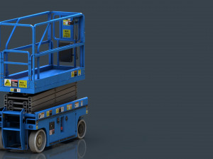 scissor lift Modelo 3D