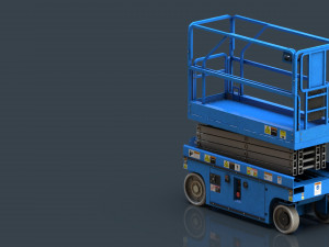 scissor lift Modelo 3D