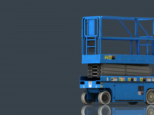 scissor lift Modelo 3D