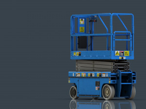scissor lift Modelo 3D