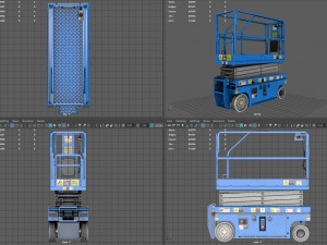 scissor lift Modelo 3D
