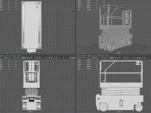scissor lift Modelo 3D