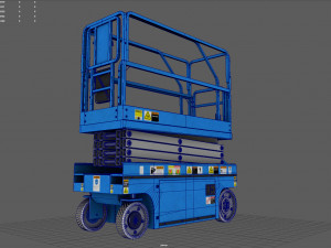 scissor lift Modelo 3D
