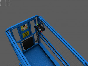 scissor lift Modelo 3D