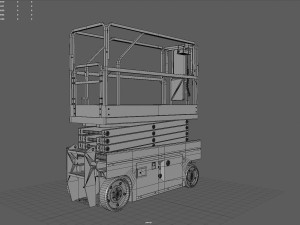 scissor lift Modelo 3D
