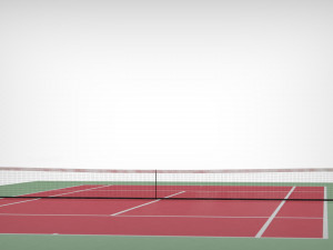 tennis court 3D Model