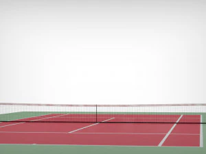 tennis court 3D Model