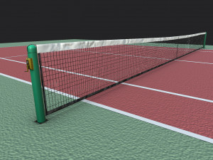 tennis court 3D Model