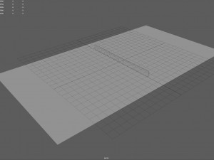 tennis court 3D Model