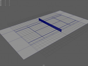 tennis court 3D Model