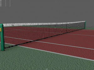 tennis court 3D Model