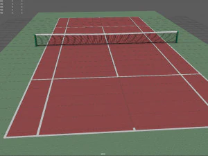 tennis court 3D Model