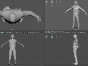 us navy flight deck crew green 3D Modell