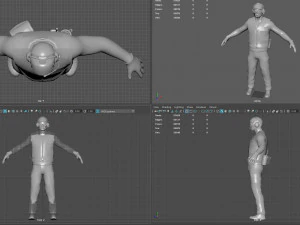us navy flight deck crew green 3D Model