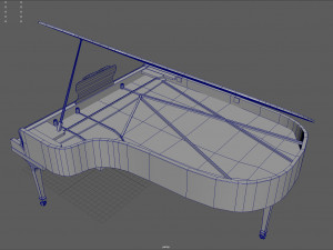 grand piano 3D 모델