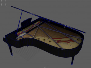 grand piano 3D 모델