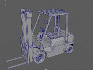 forklift Modello 3D