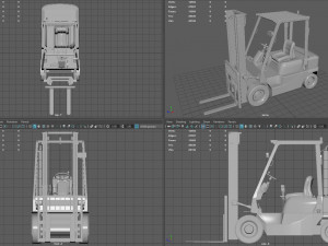 forklift Modello 3D
