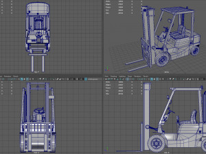 forklift Modello 3D