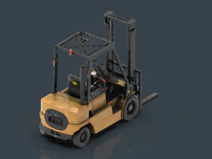 フォークリフト 3Dモデル
