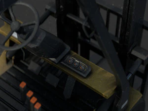 フォークリフト 3Dモデル