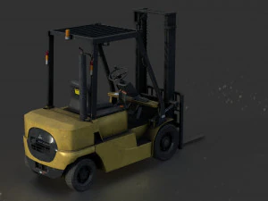 フォークリフト 3Dモデル