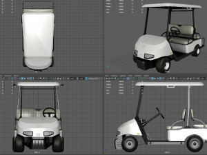golf cart 3D Model