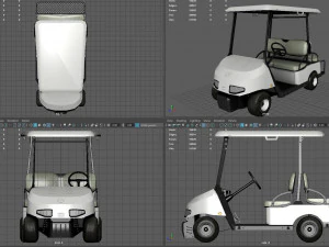golf cart 3D Model