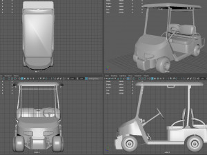 golf cart 3D Model