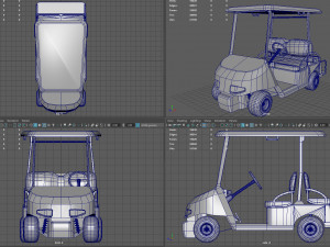 golf cart 3D Model