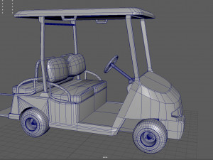 golf cart 3D Model