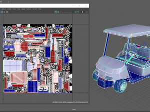 golf cart 3D Model